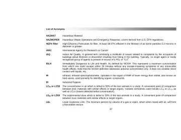 Page 91: recognized group of agents is present in excess of a PEL or TLV ® .