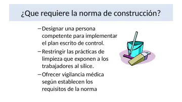 Slide 16: ¿Que requiere la norma de construcción?