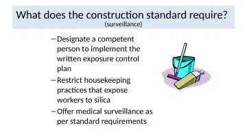 Slide 16: What does the construction standard require?