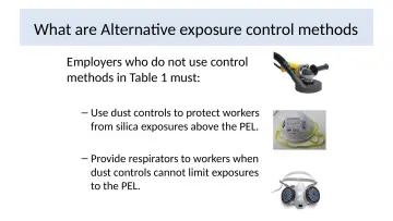 Slide 22: What are Alternative exposure control methods