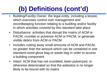 Slide 5: (b) Definitions (cont’d)