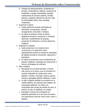 Page 3: b. Tanques de almacenamiento, recipientes de proceso, contenedores, calderas, conductos de…