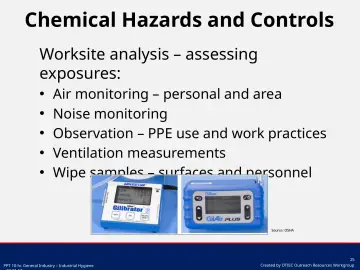 Slide 25: Chemical Hazards and Controls