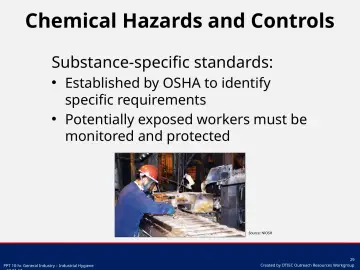 Slide 29: Chemical Hazards and Controls