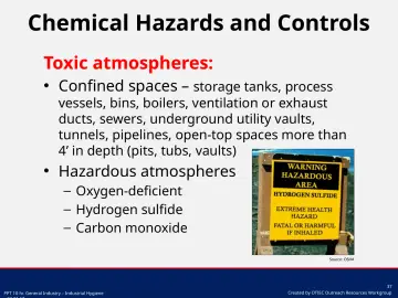 Slide 37: Chemical Hazards and Controls