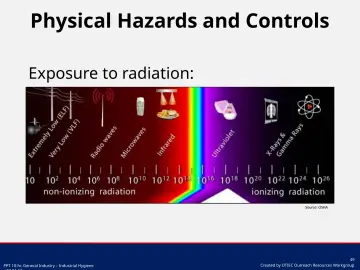 Slide 49: Physical Hazards and Controls