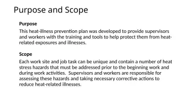 Slide 11: Purpose and Scope