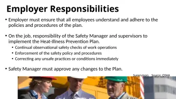 Slide 12: Employer Responsibilities