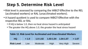 Slide 103: Step 5. Determine Risk Level