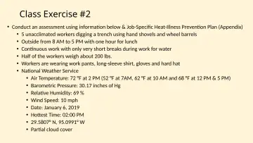 Slide 126: Class Exercise #2