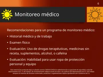 Slide 6: Monitoreo médico