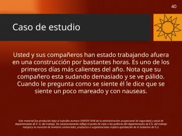 Slide 40: Caso de estudio