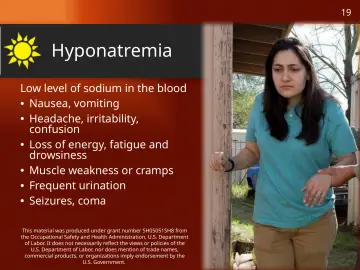 Slide 19: Hyponatremia