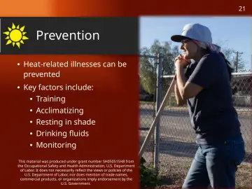 Slide 21: Prevention