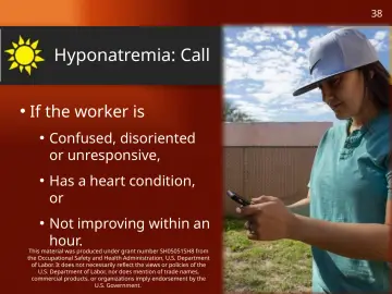 Slide 38: Hyponatremia: Call