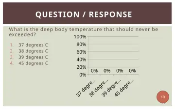 Slide 23: QUESTION / RESPONSE
