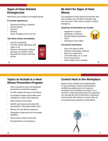 Page 4: Signs of Heat-Related Emergencies