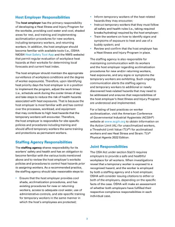 Page 3: Host Employer Responsibilities