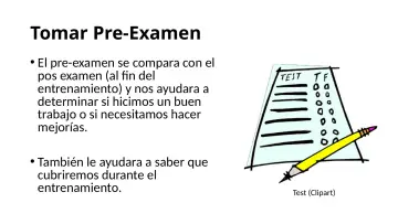 Slide 3: Tomar Pre-Examen