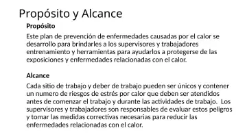Slide 13: Propósito y Alcance