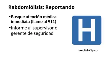 Slide 60: Rabdomiólisis: Reportando