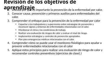 Slide 94: Revisión de los objetivos de aprendizaje