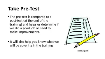 Slide 3: Take Pre-Test