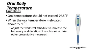 Slide 66: Oral Body Temperature