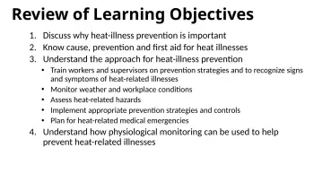 Slide 95: Review of Learning Objectives