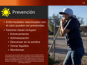 Slide 12: Prevención