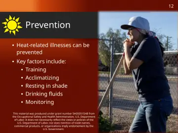 Slide 12: Prevention