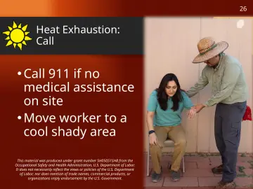 Slide 26: Call 911 if no medical assistance on site