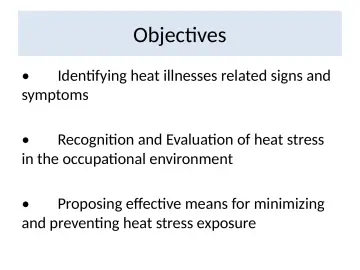Slide 3: Objectives
