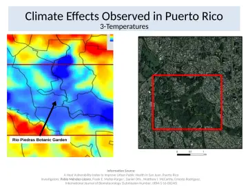 Slide 9: Climate Effects Observed in Puerto Rico