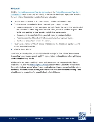 Page 2: First Aid