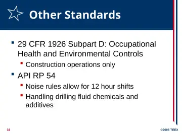 Slide 33: Other Standards