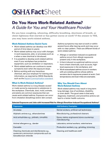 Page 1: FactSheet