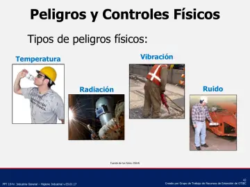Slide 42: Peligros y Controles Físicos
