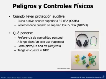 Slide 56: Peligros y Controles Físicos