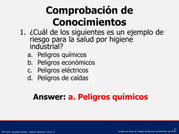 Slide 63: Comprobación de Conocimientos