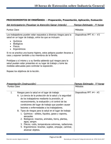 Page 2: PROCEDIMIENTOS DE ENSEÑANZA ---Preparación, Presentación, Aplicación, Evaluación