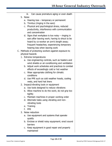 Page 14: iii. Can cause premature aging or even death