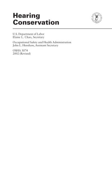 Page 3: Hearing Conservation