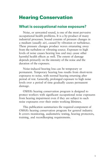 Page 7: Hearing Conservation