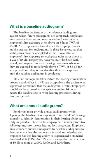 Page 10: What is a baseline audiogram?