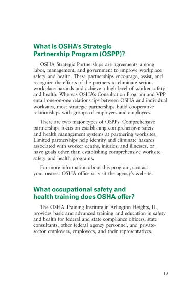 Page 19: What is OSHA’s Strategic Partnership Program (OSPP)?