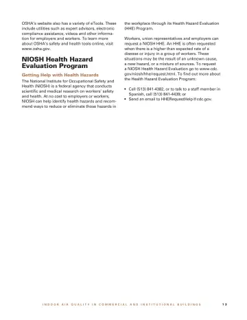 Page 15: NIOSH Health Hazard Evaluation Program