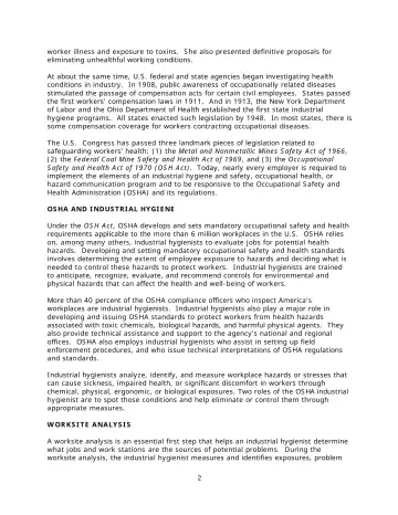 Page 4: worker illness and exposure to toxins. She also presented definitive proposals for…