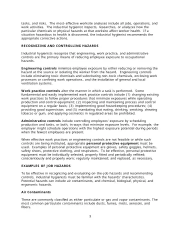Page 5: tasks, and risks. The most-effective worksite analyses include all jobs, operations, and…