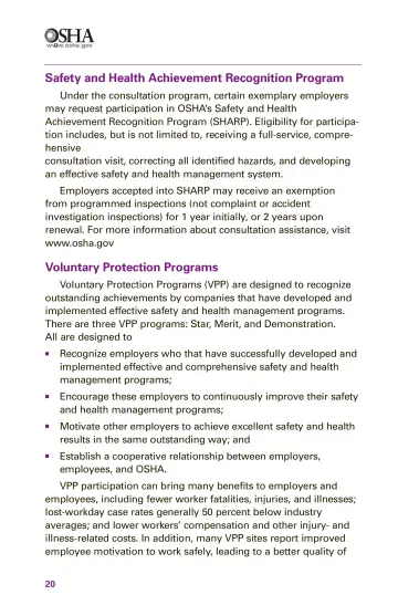 Page 22: Safety and Health Achievement Recognition Program